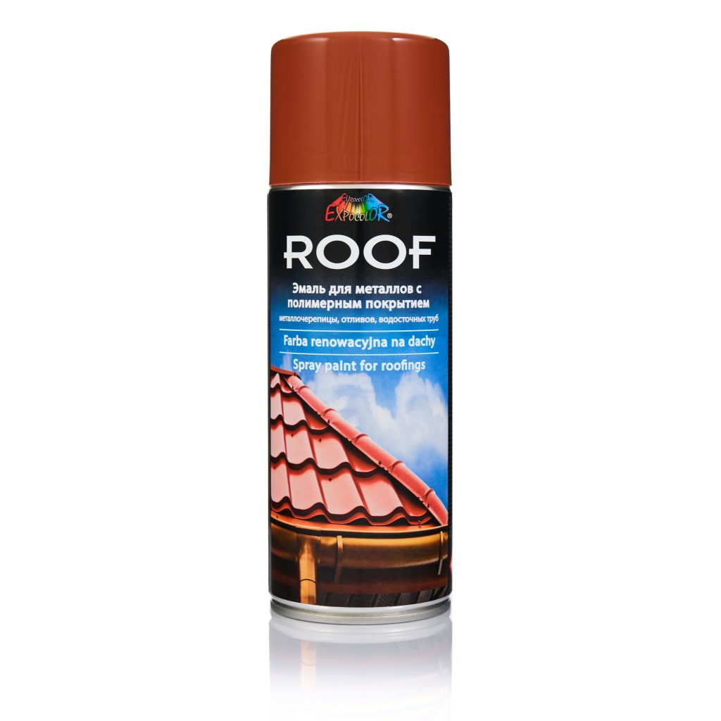 EUROCOLOR ROOF RAL8004 400ml - Farba na dachy