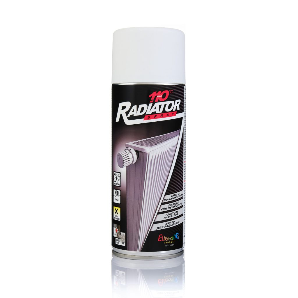 EUROCOLOR Radiator White 400ml - Emalia do kaloryferów