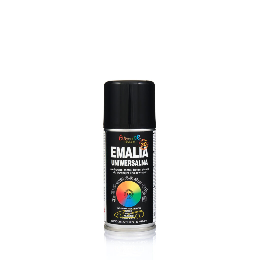 EUROCOLOR Emalia Uniwersalna RAL9005 150ml_net